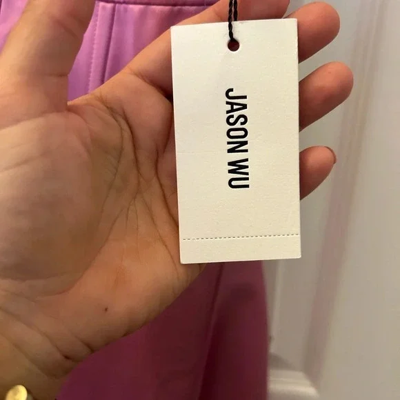 ! NWT Jason Wu Satin Slip Midi Corset Dress with Square Neckline - Size sm… - Picture 5 of 6